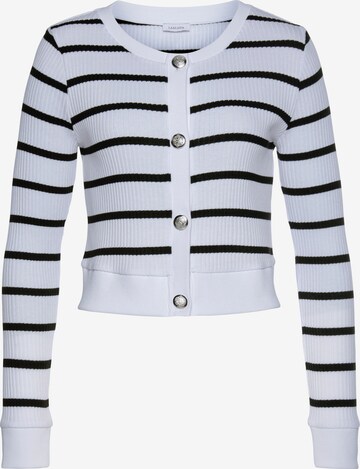 Cardigan LASCANA en blanc : devant