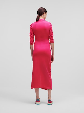 Karl Lagerfeld Obleka | roza barva