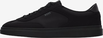 juoda BOSS Sportbačiai be auliuko 'Kieran': priekis