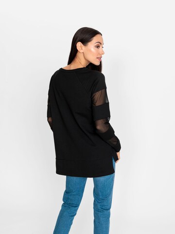 heineSweater majica - crna boja