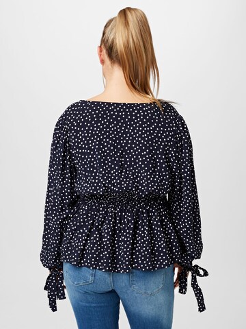 Dorothy Perkins Curve Blus i blå