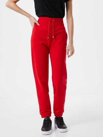 HUGO Tapered Broek 'Dachibi' in Rood: voorkant