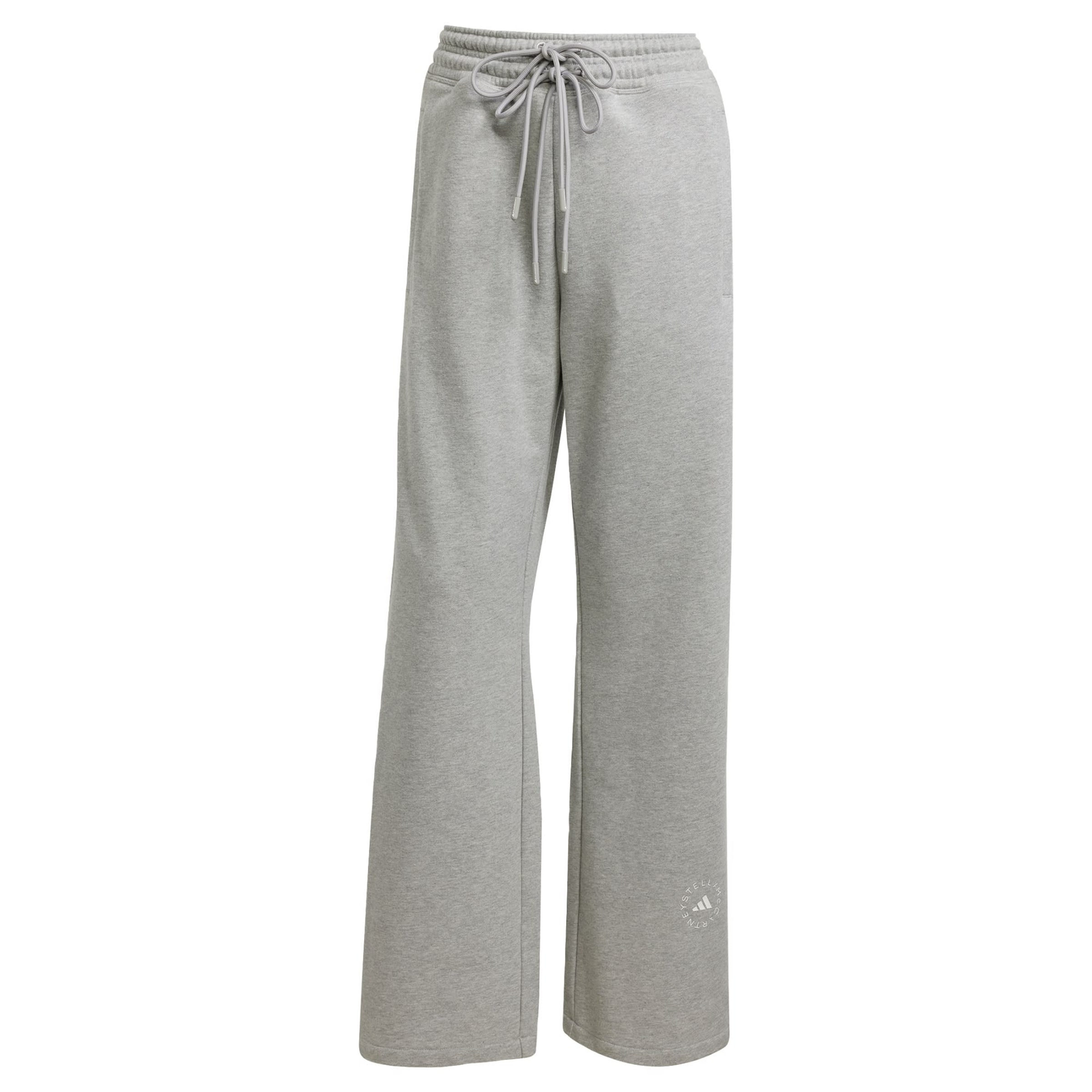 ADIDAS BY STELLA MCCARTNEY Wide leg Sportbroek in Grijs: voorkant