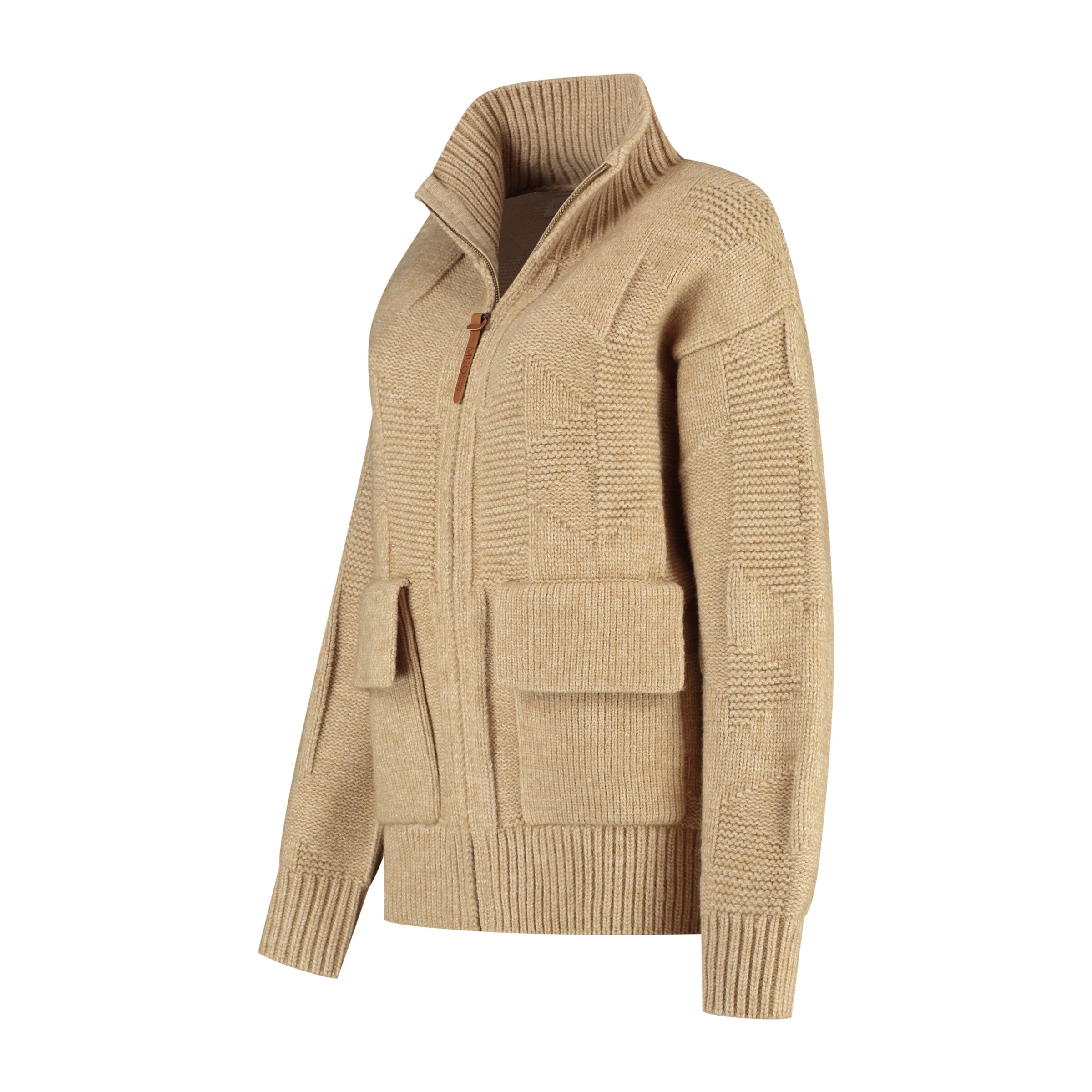 MGO Knit cardigan 'Tamar' in Beige
