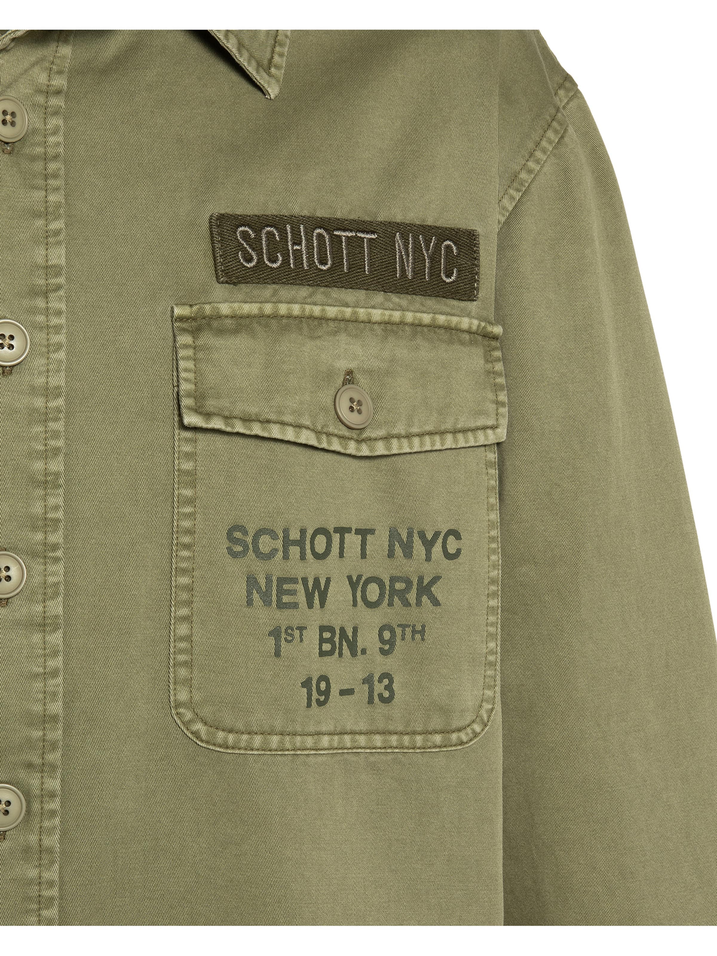 T-Shirt Schott NYC en vert