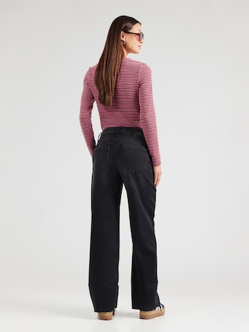 Largi Jeans '94JETTE' de la Gang pe negru
