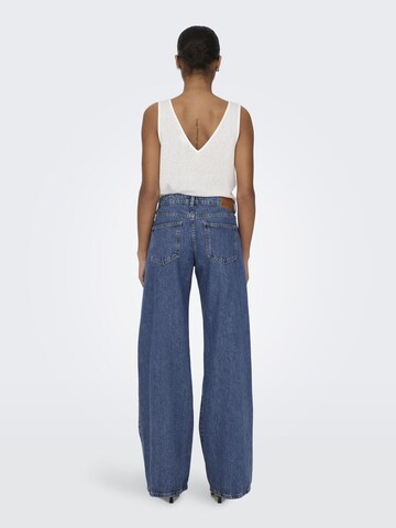 ONLY Wide leg Jeans 'KANE' in Blauw