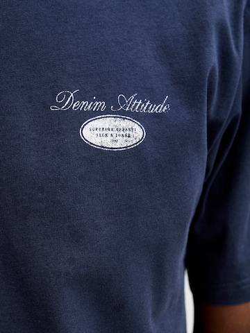 Maglietta 'JJEDover' di Jack & Jones Plus in blu