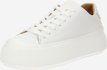 Baskets basses 'STAM' Tiger of Sweden en blanc : devant