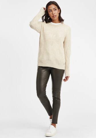 Pull-over 'Chiara' Oxmo en beige