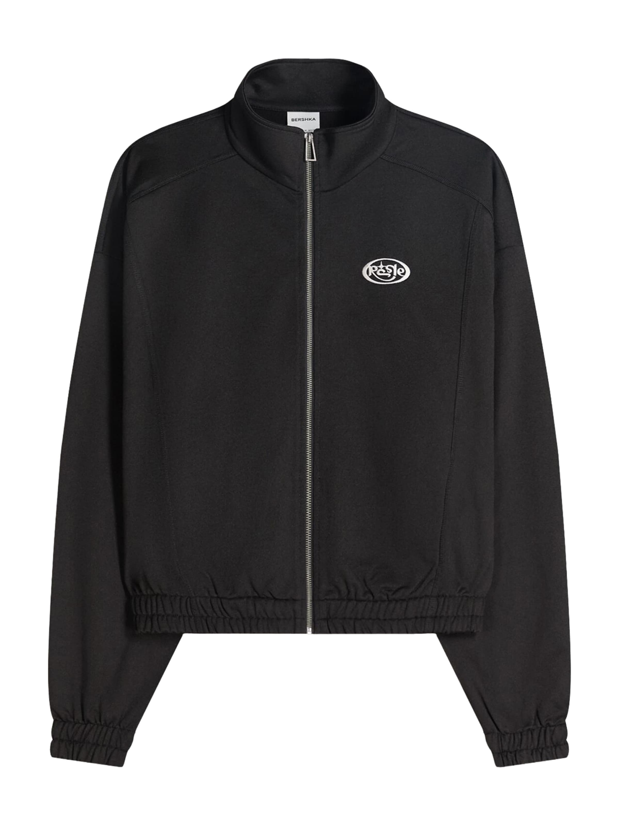 BershkaGornji dio trenirke - crna boja: prednji dio