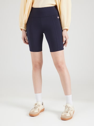 Champion Authentic Athletic Apparel Skinny Leggings - kék: elől