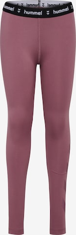 Hummel Workout Pants 'Pulse' in Purple: front