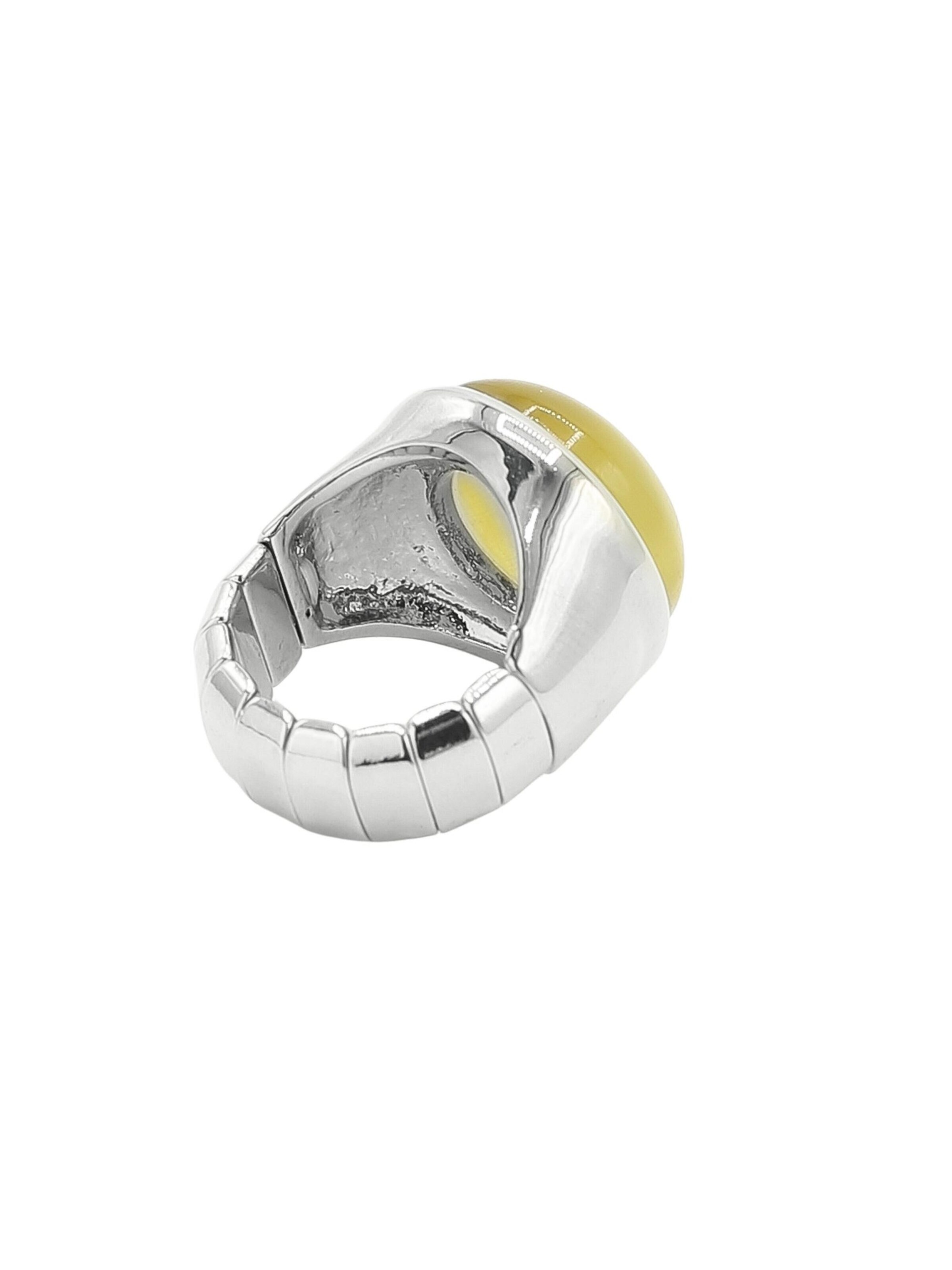 COLLEZIONE ALESSANDRO Ring 'Olive' in Green