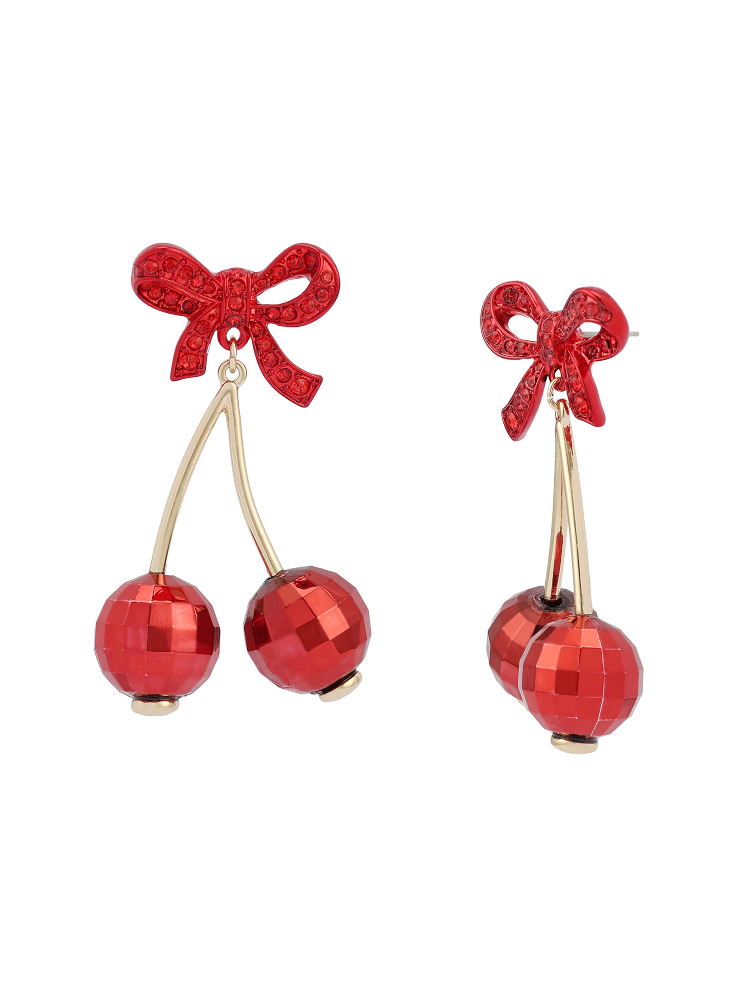 Betsey Johnson Oorbellen 'Love Spell' in Rood: voorkant