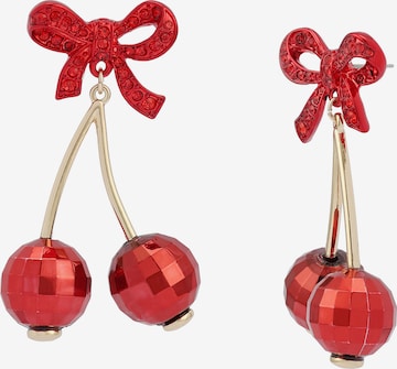 Boucles d'oreilles 'Love Spell' Betsey Johnson en rouge : devant