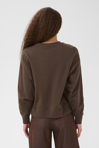 SAINT TROPEZ Sweatshirt 'Suzie' i brun