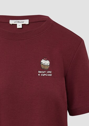 T-shirt s.Oliver en rouge
