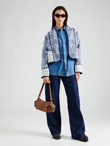 VILA Between-Season Jacket 'VIDELPHINE' in Blue