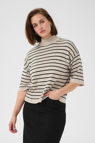 Kaffe - Jersey 'KALizza' en beige: frente