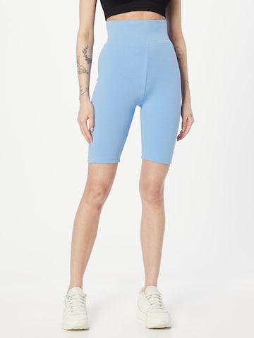 Urban Classics Skinny Leggings in Blauw: voorkant