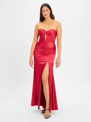 Luxuar Fashion Kleid in Rot: Vorderseite