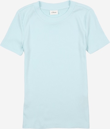 s.Oliver Тениска в синьо: отпред
