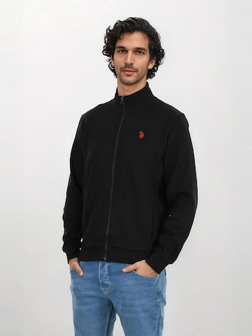 U.S. POLO ASSN. Sweatvest in Zwart