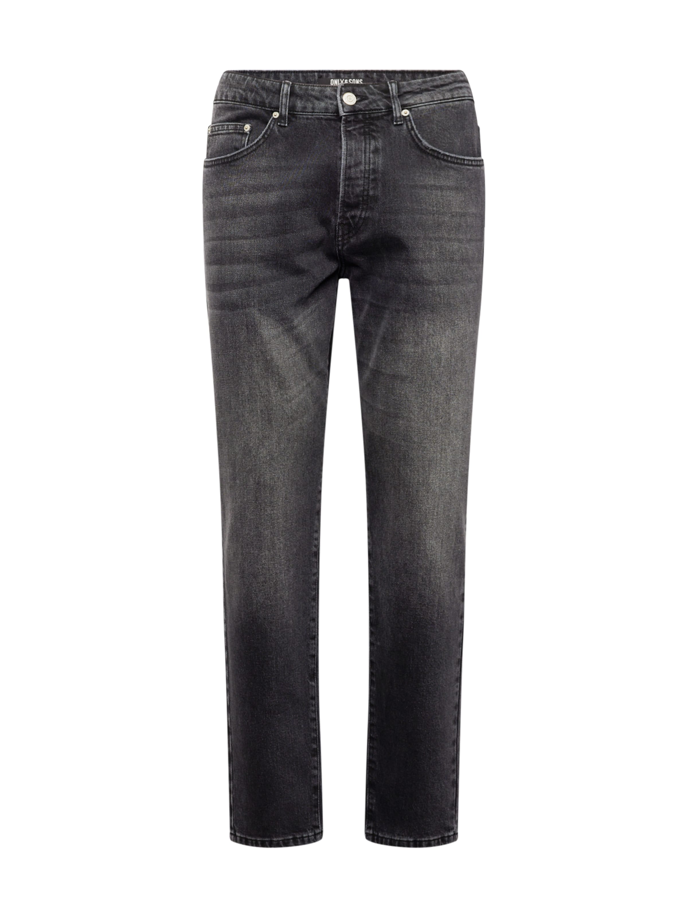 Only & Sons Regular Jeans 'ONSYoke' in Black: front