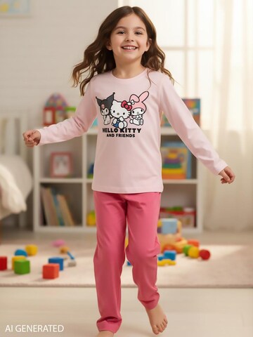 HELLO KITTY Pajamas 'Kuromi & My Melody' in Pink