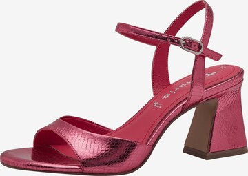 TAMARIS Sandals in Pink: front