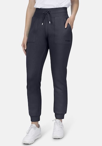 Effilé Pantalon de sport 'Judy' STOOKER WOMEN en bleu : devant