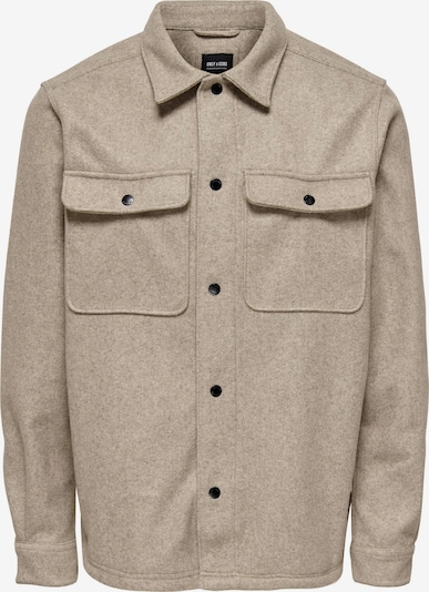 Only & Sons Välikausitakki 'Ash' värissä meleerattu beige, Tuotenäkymä