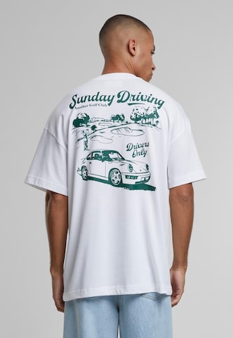 T-Shirt Another Cotton Lab en blanc : devant