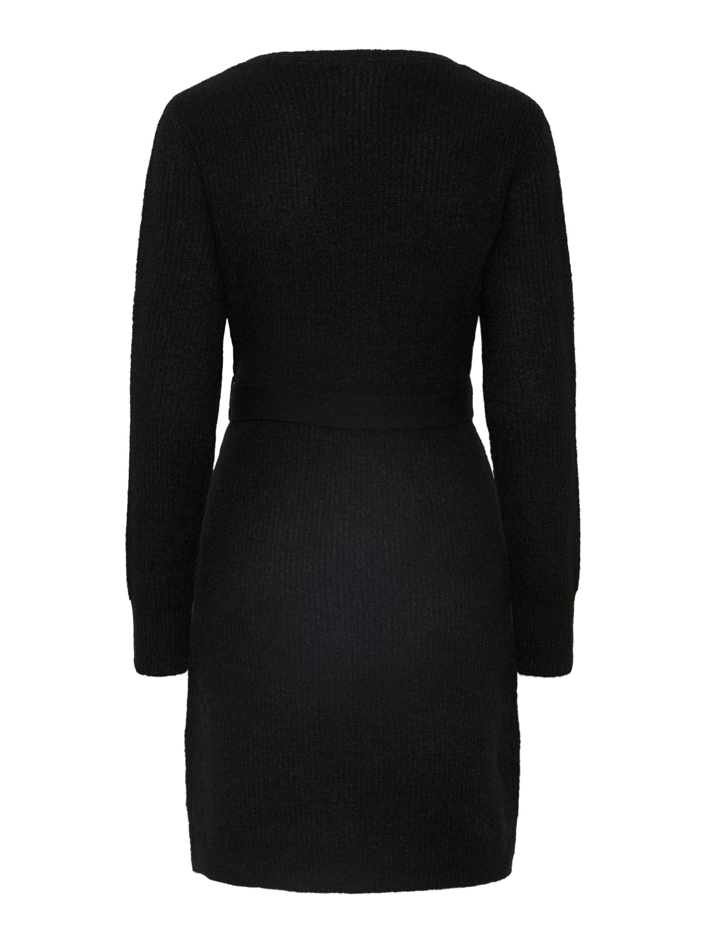 PIECES Kötött ruhák 'ELLEN' - fekete