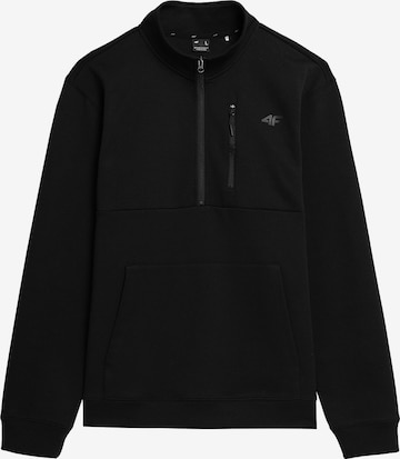 4F - Sudadera en negro: frente