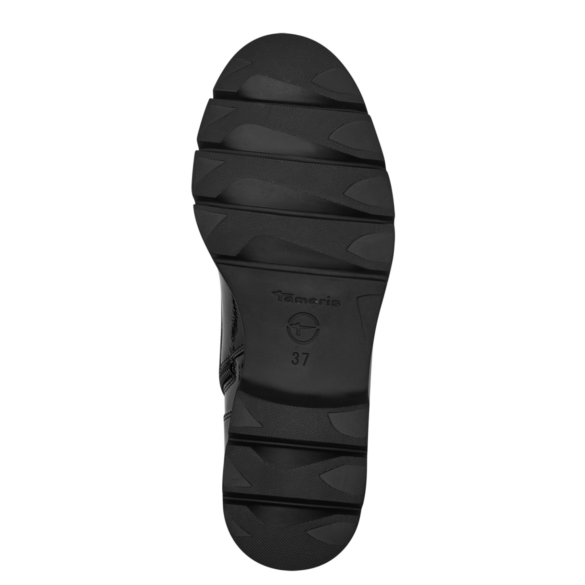 Tamaris Botki sznurowane w kolorze czarny