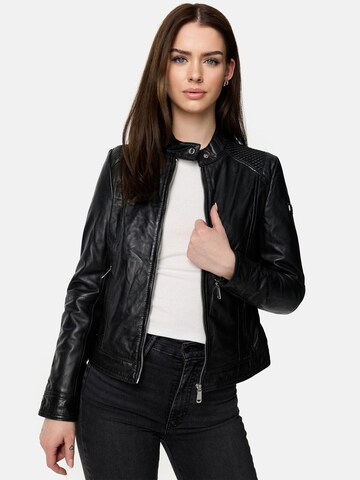 Tazzio Übergangsjacke 'F520'‌‌‌‌‌‌‌ in Schwarz
