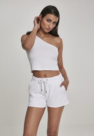 Urban Classics Top in White: front