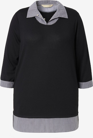 Pull-over MIAMODA en noir : devant