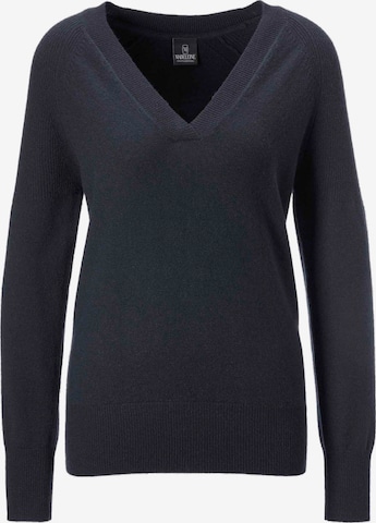 Pull-over MADELEINE en bleu : devant