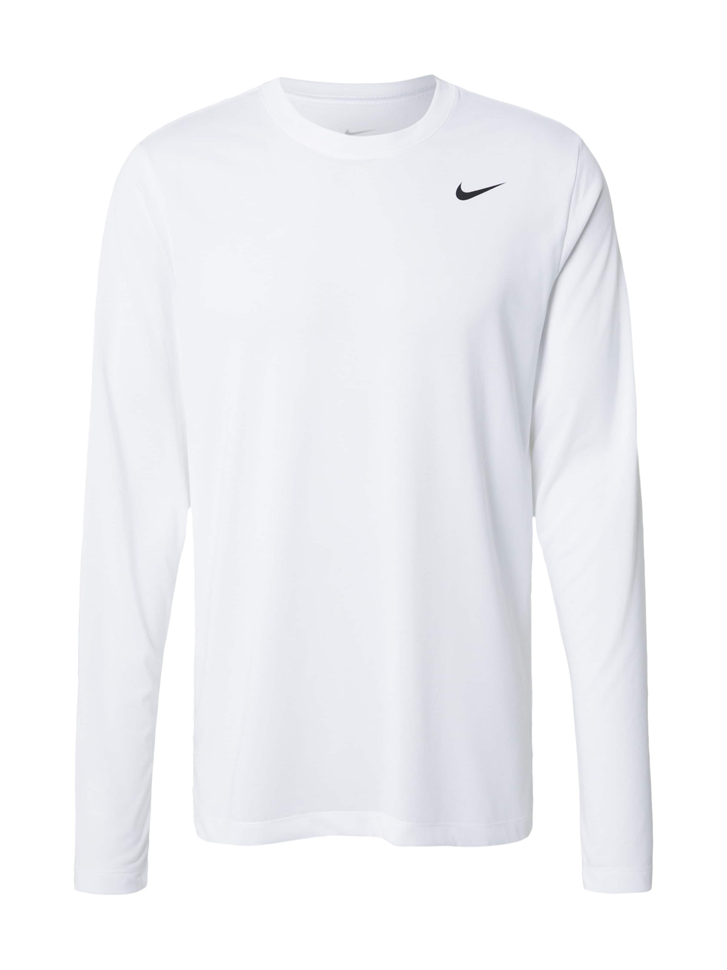 Tricou funcțional de la NIKE pe alb: față