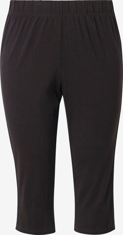 Ulla Popken - Leggings em preto: frente