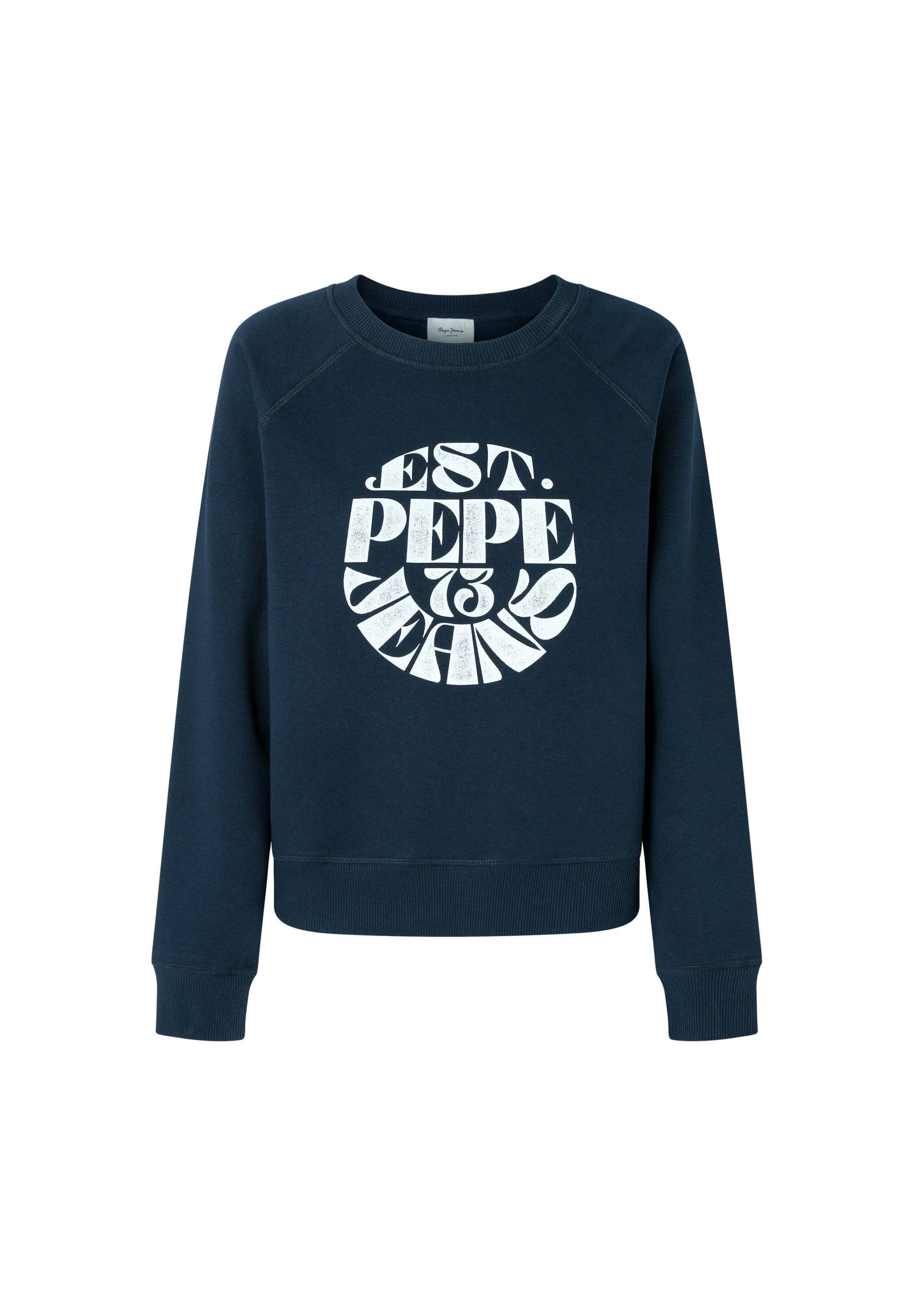 Pepe Jeans Sweatshirt ELENA in Blue ABOUT YOU