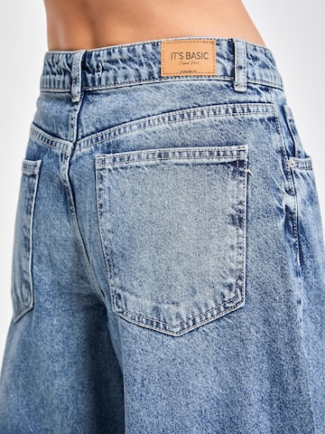 IT'S BASIC Wide leg Jeans 'Palazzo' in Blue