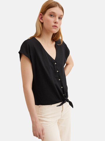 TOM TAILOR DENIM Blouse in Black