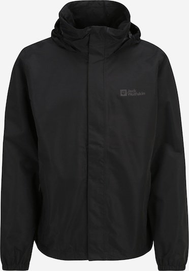 JACK WOLFSKIN Outdoor jacket 'Stormy Point' in Anthracite / Black, Item view