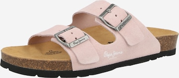 Mule 'OBAN' Pepe Jeans en rose : devant
