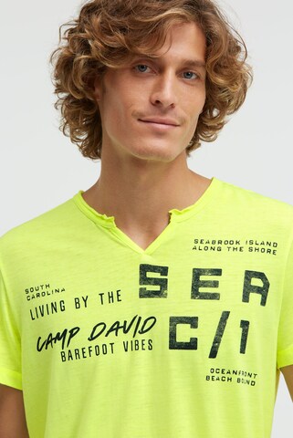 CAMP DAVID Shirt in Yellow