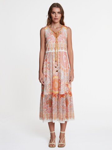 Ana Alcazar Kleid 'Welma' in Orange: Vorderseite